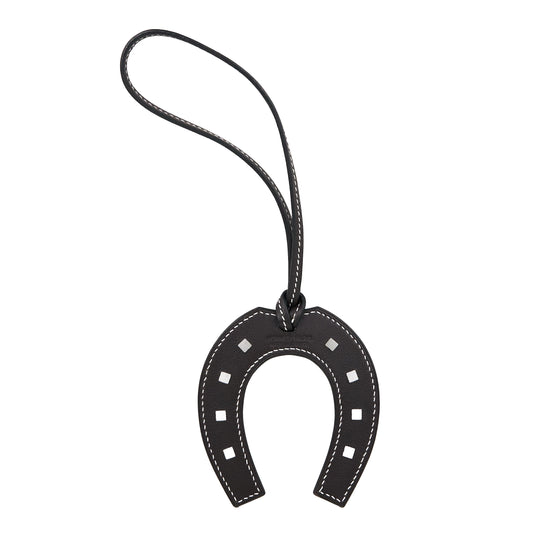 Hermes|Paddock Fer a Cheval Horse shoe Charm swift Ebene