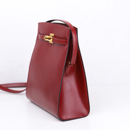 Hermes｜ Kelly Sport Shoulder Bag Box Calf Rough H 1993