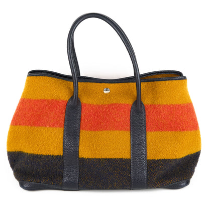 Hermes｜ Garden Party PM  Wool Handbag Limited