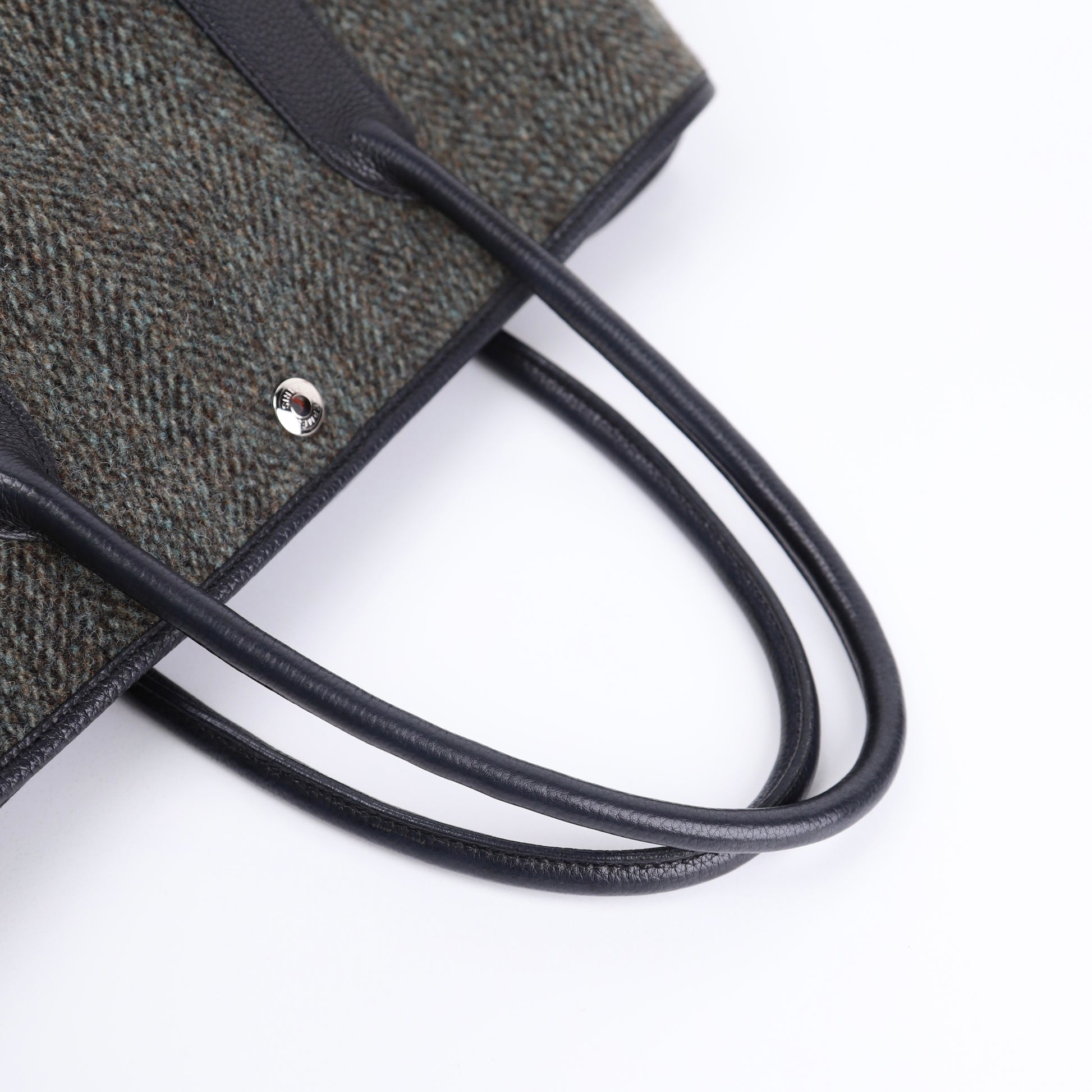 Hermes Limited Garden Party PM in Wool/Buffalo 2003，handle