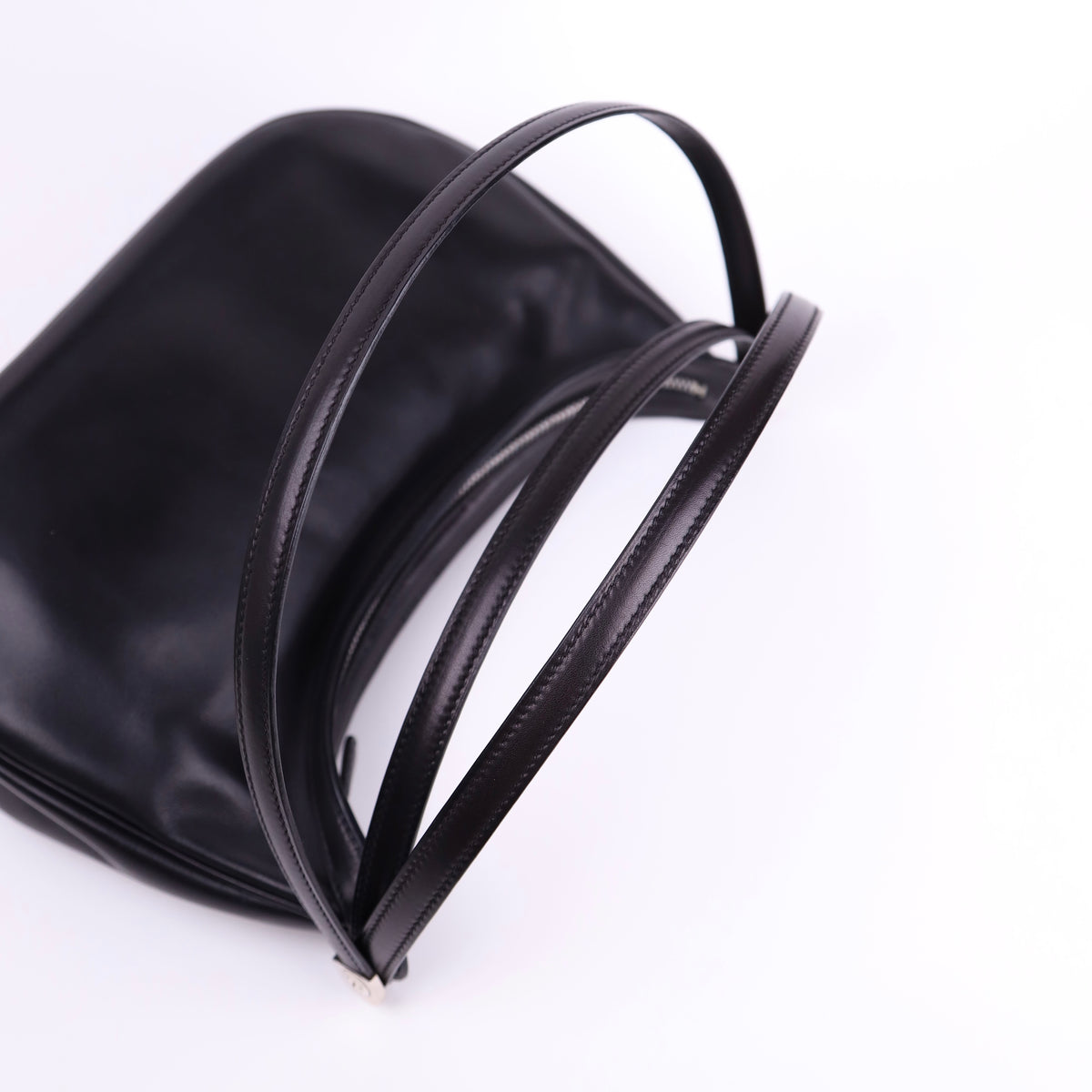 Hermes Caporal Handbag in Black Evercalf 2002 (Margiela Era)