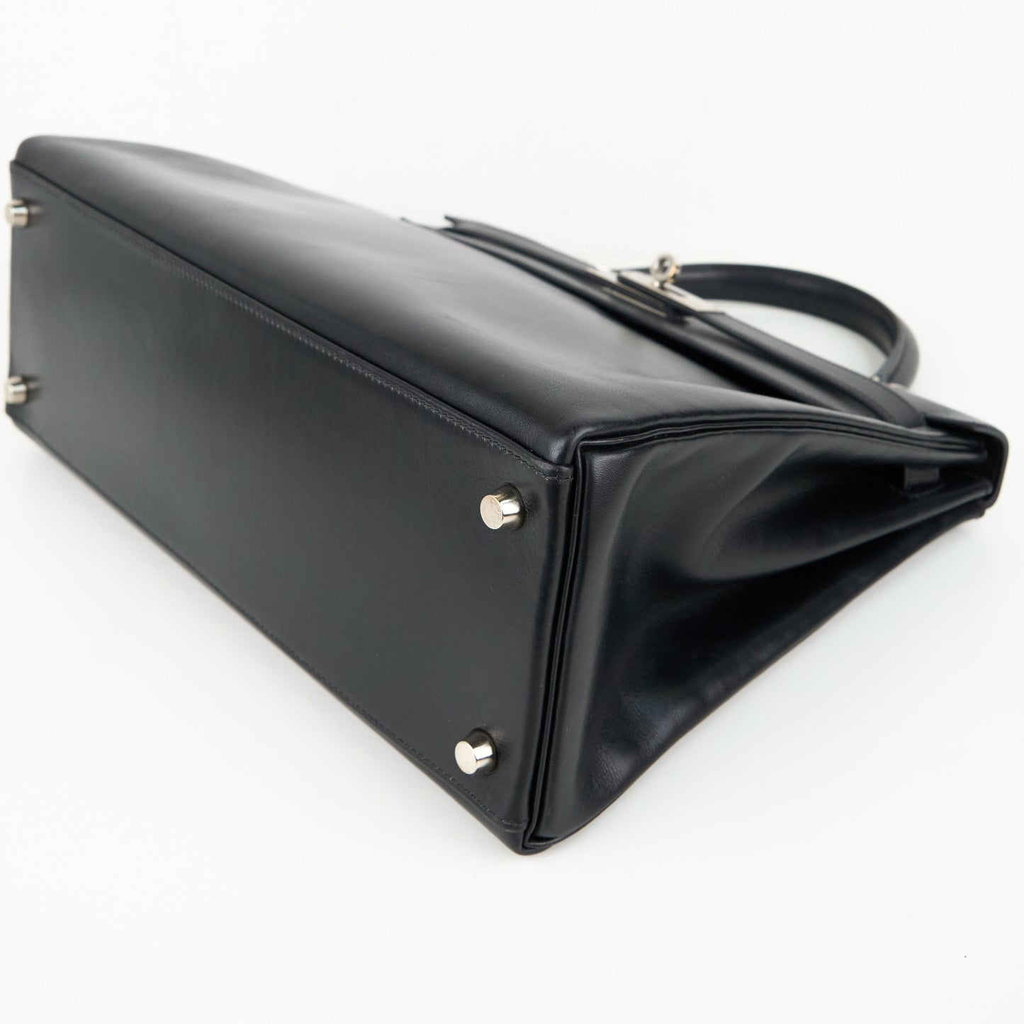 Hermes｜ Kelly32 Handbag  Box Calf  Black 2001