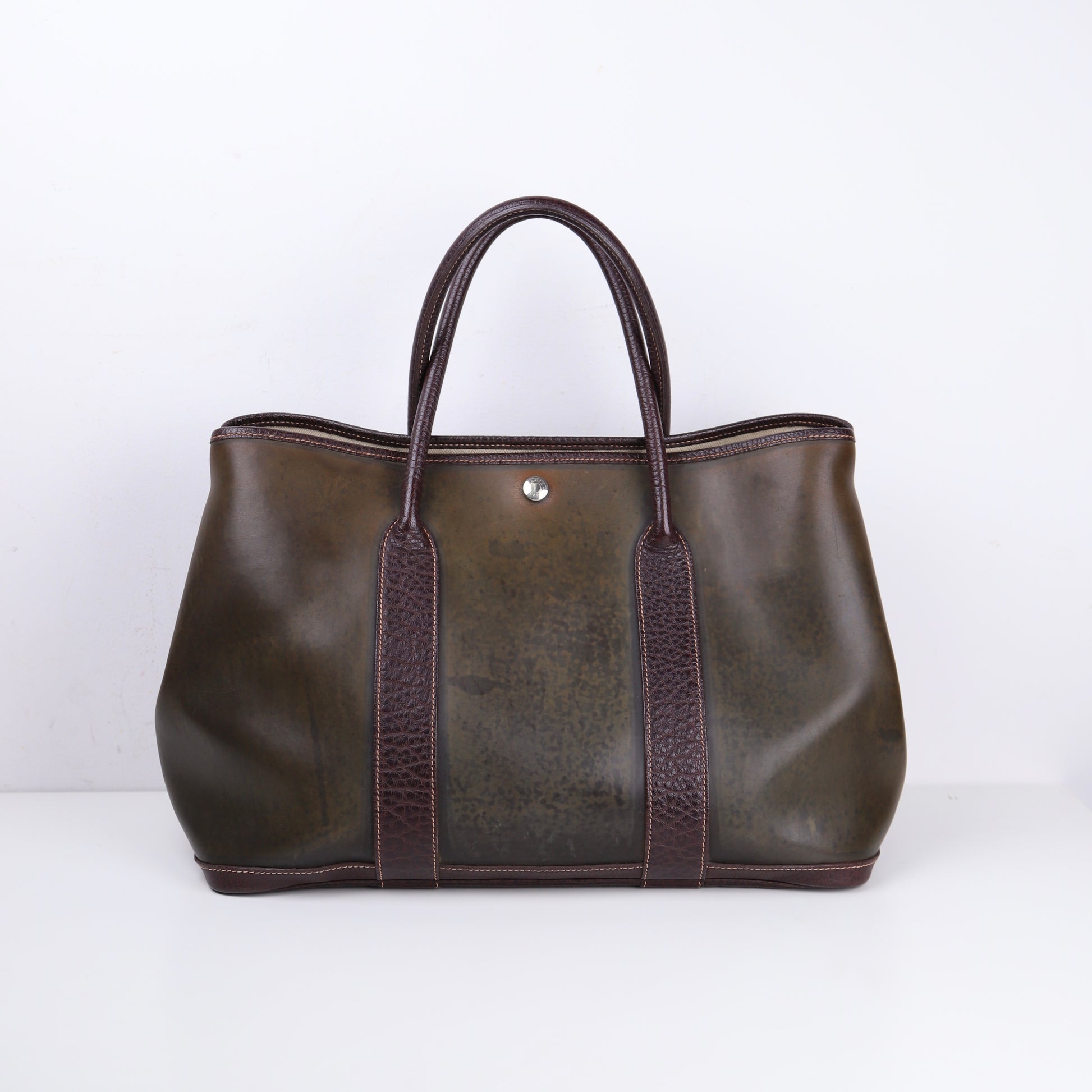 Hermes Amazonia Garden Party PM Handbag 2015,back