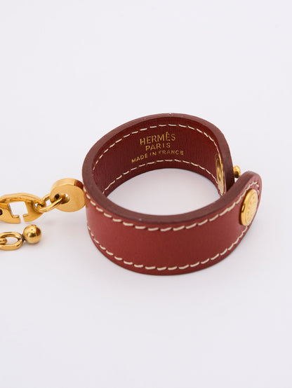 Hermes |Glove Holder Box Calf Brick