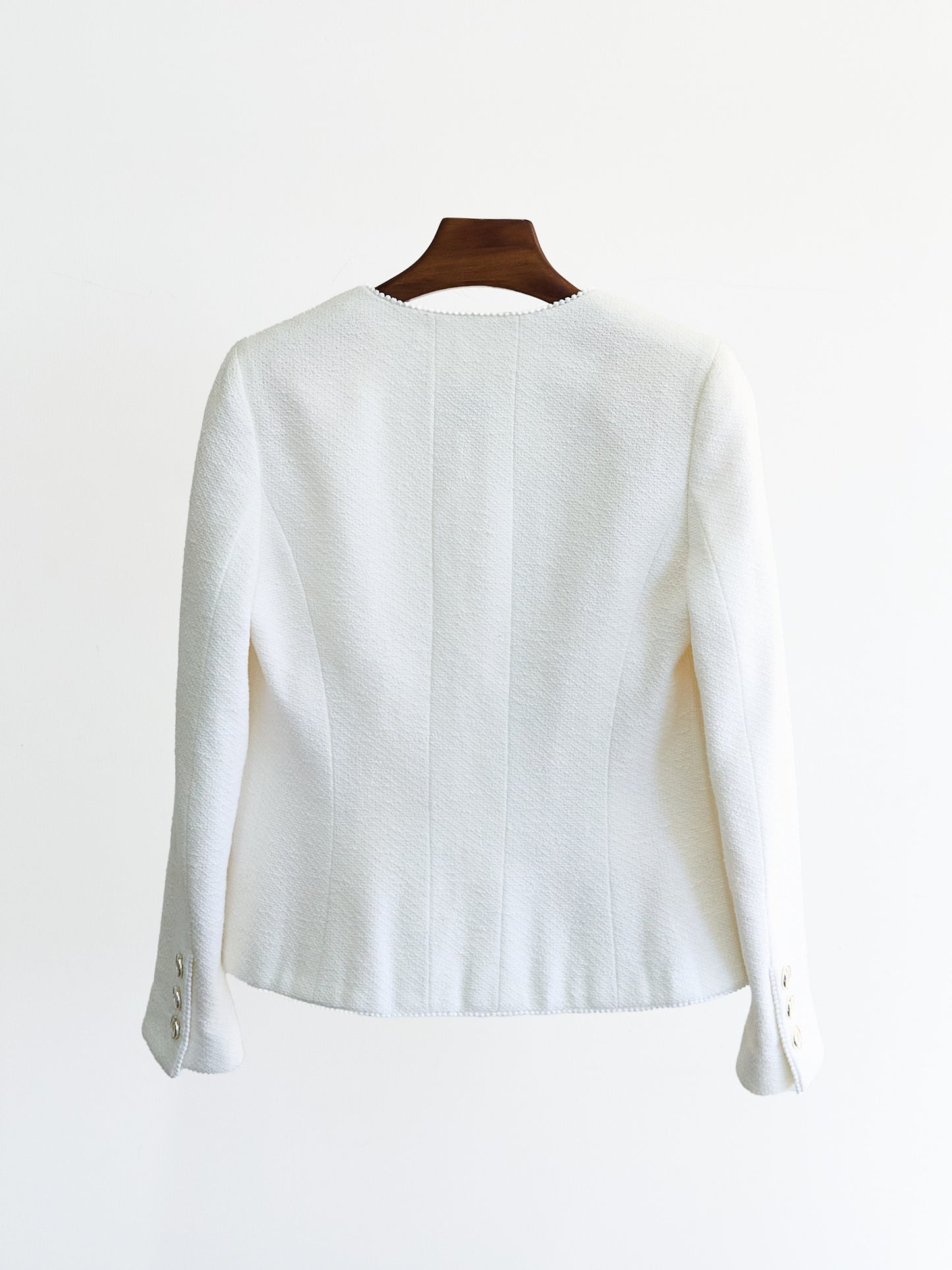 Chanel |  White Wool Jacket 1992