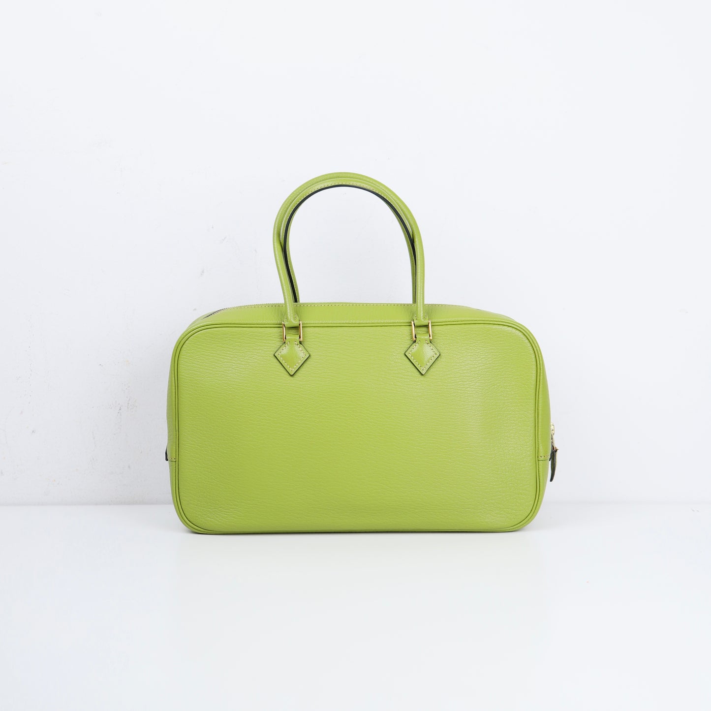 Hermes｜Plume elan 28 Handbag Anis Green Chevre Mysore 2004