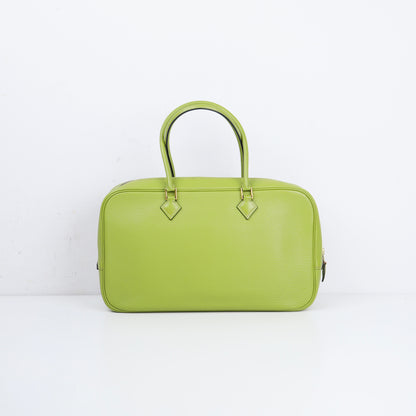 Hermes｜Plume elan 28 Handbag Anis Green Chevre Mysore 2004