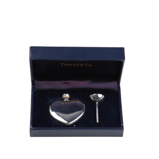 Tiffany&Co| Silver Heart Shaped Perfume Bottle Funnel Set-Box