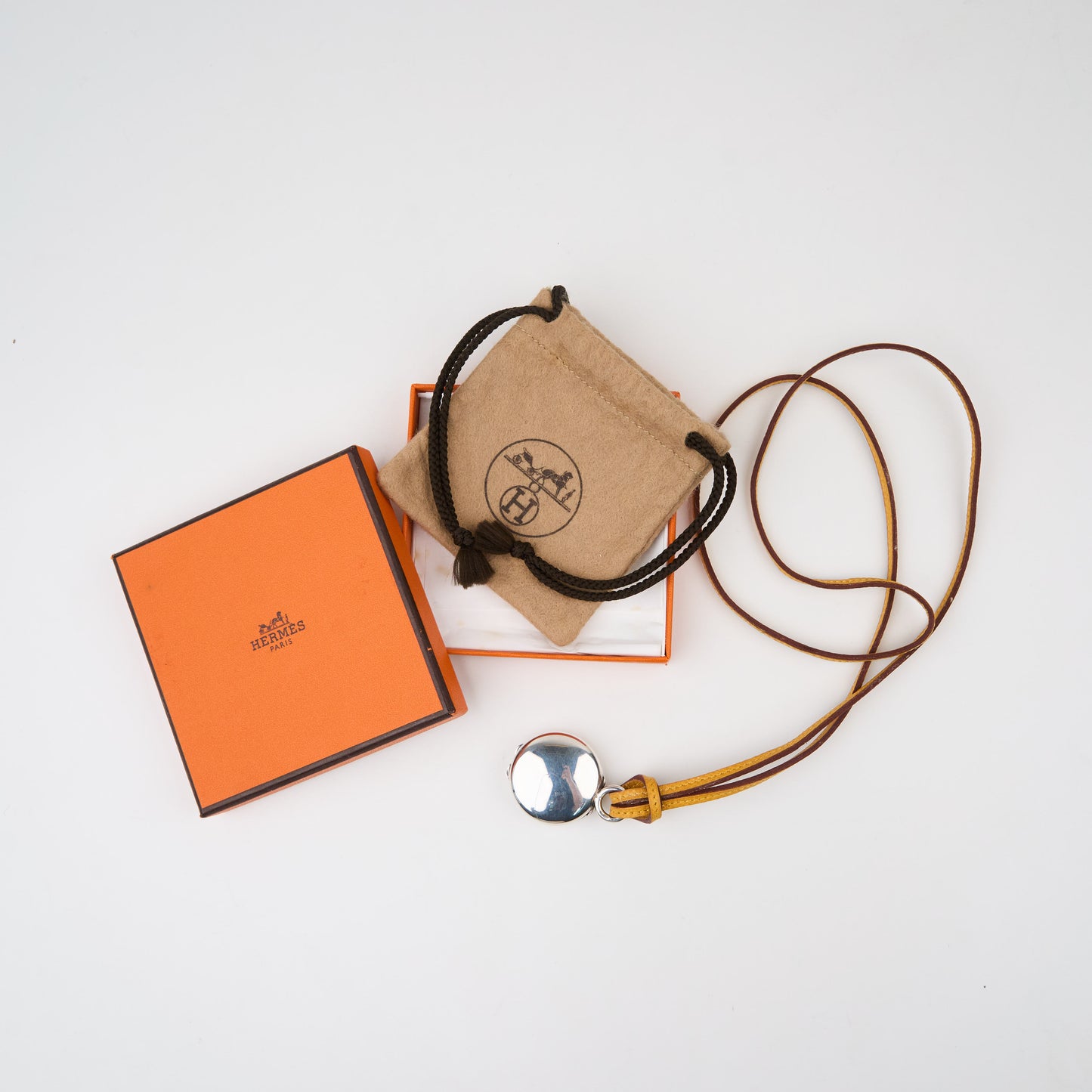 Hermes | S925 silver pillcase Necklace Margiela