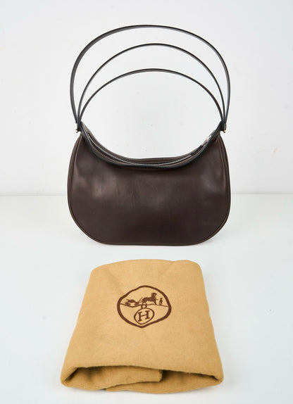 Hermes｜Caporal Handbag Barenia chocolate 2002  Margiela