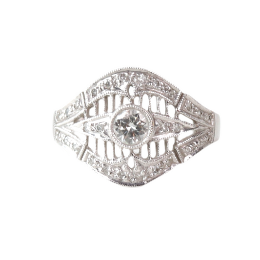 K18WG  Diamond Ring #13