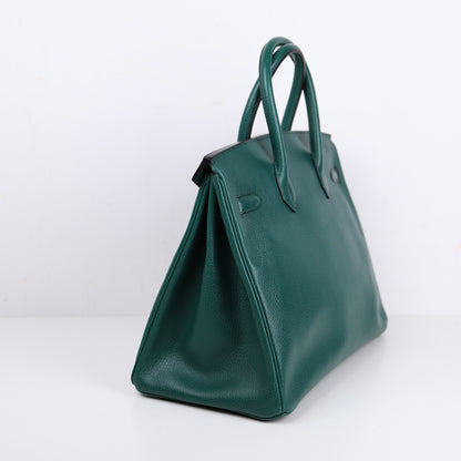 Hermes｜Birkin 35 Vachette Ardennes Vert Anglais 1994