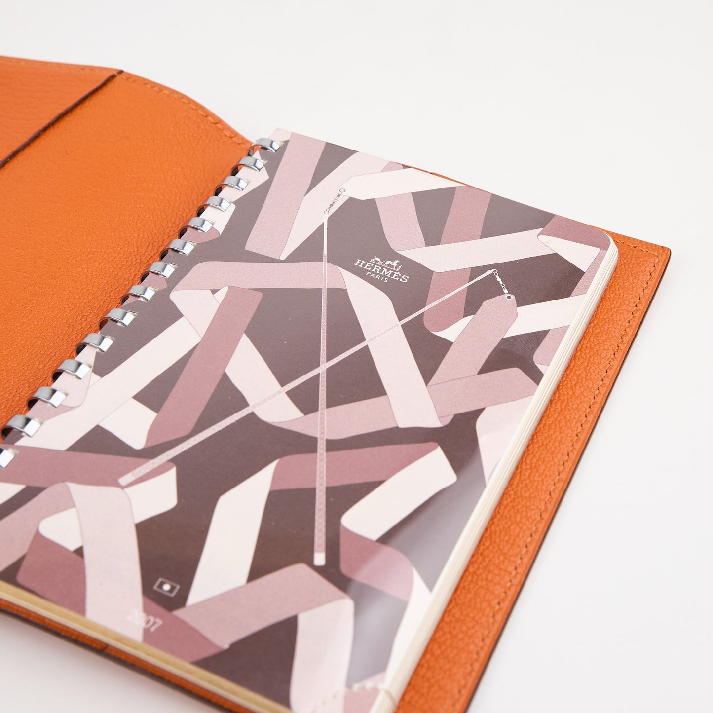 Hermes| Journal Case Passport Cover Orange Cherve 2006