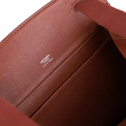 Hermes Sherpa PM Backpack in Brown Gulliver 2001,logo