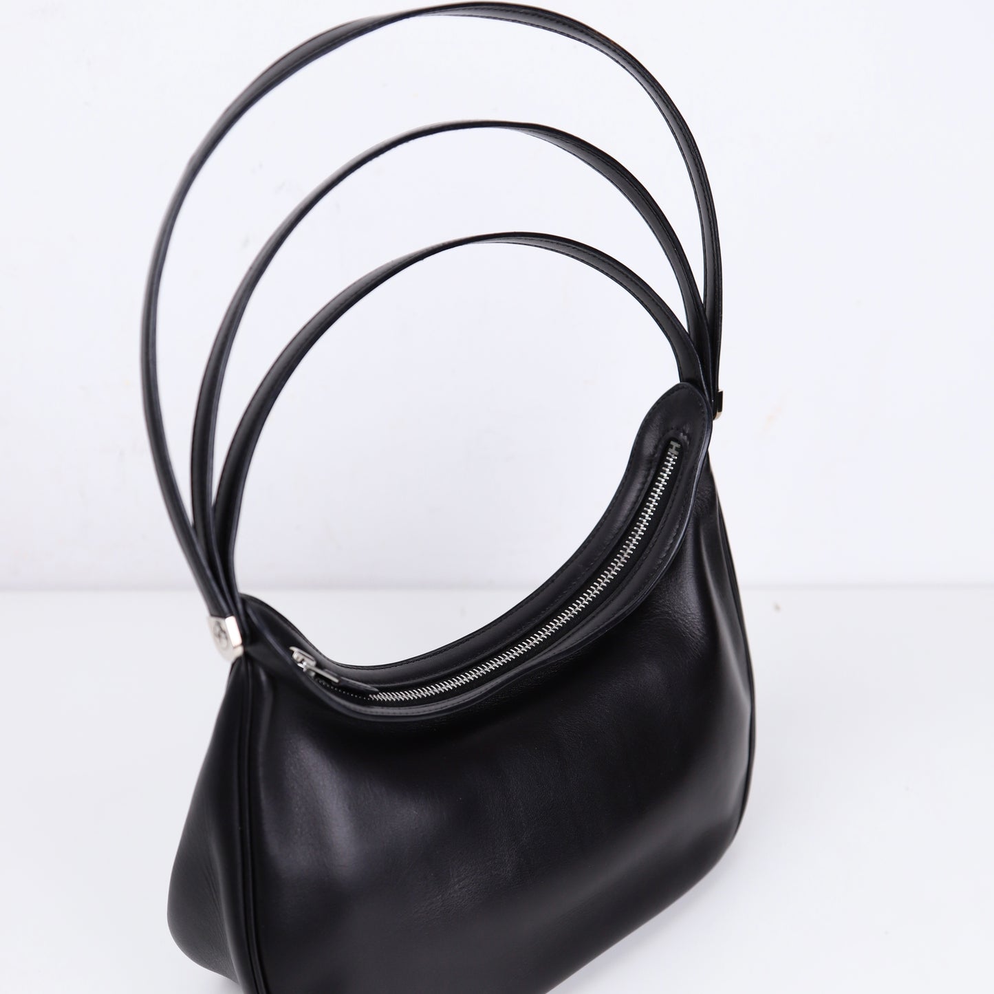 Hermes｜Caporal Handbag Evercalf Black 2002  Margiela