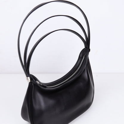 Hermes｜Caporal Handbag Evercalf Black 2002  Margiela