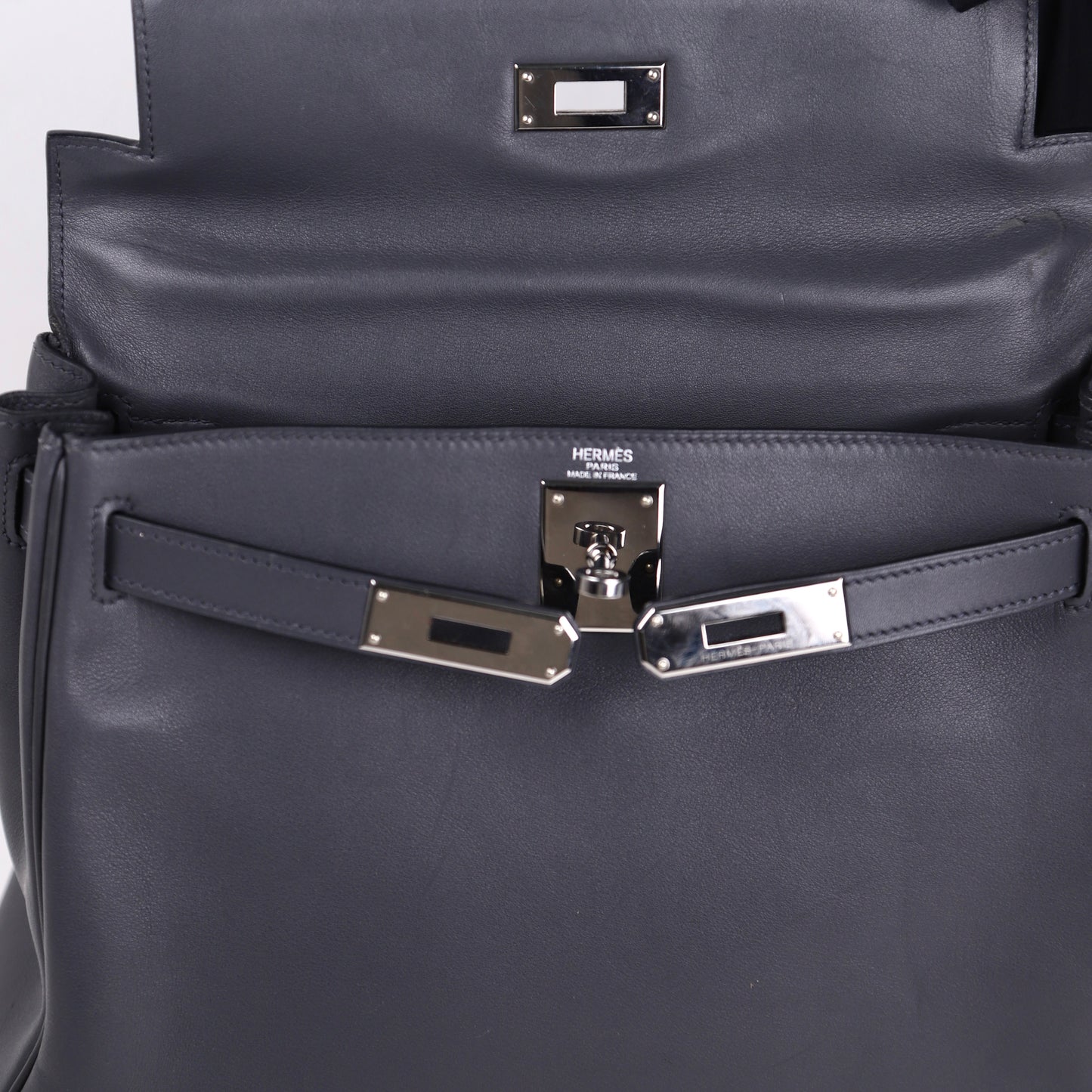 Hermes｜Kelly 28 Handbag Swift  Graphite 2007
