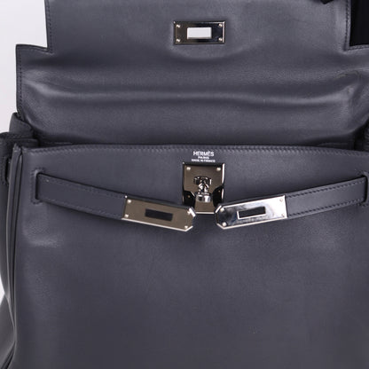 Hermes｜Kelly 28 Handbag Swift  Graphite 2007