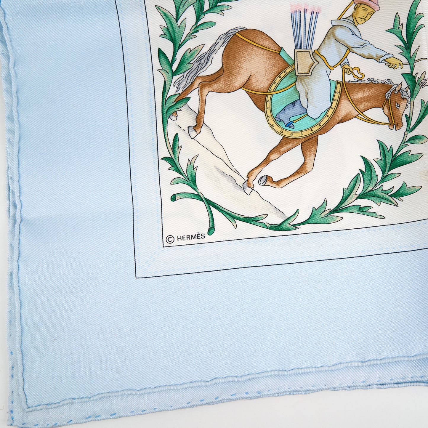 Hermes | 100% Silk Scarf Carre 90 Actuals Scarf Parameters