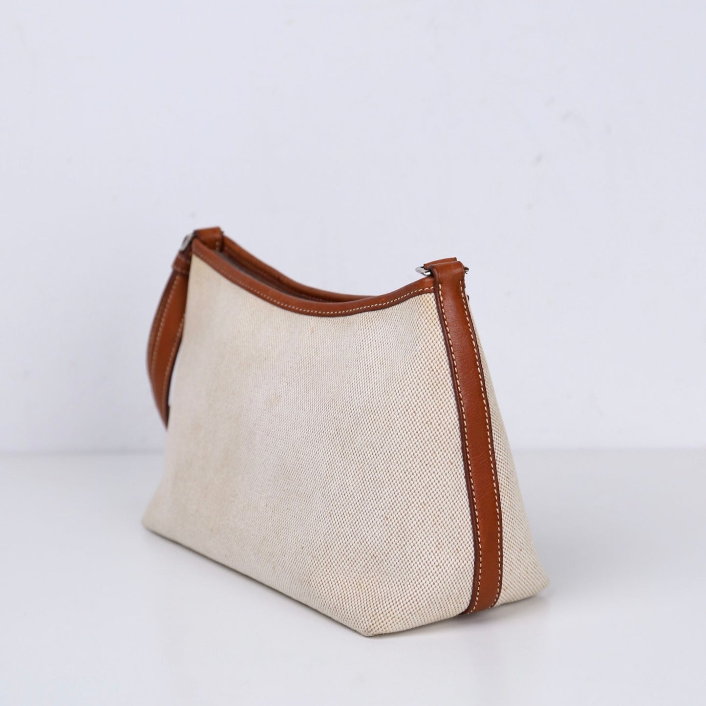 Hermes｜ Berlingot Shoulder Bag Barenia/Toile 2001