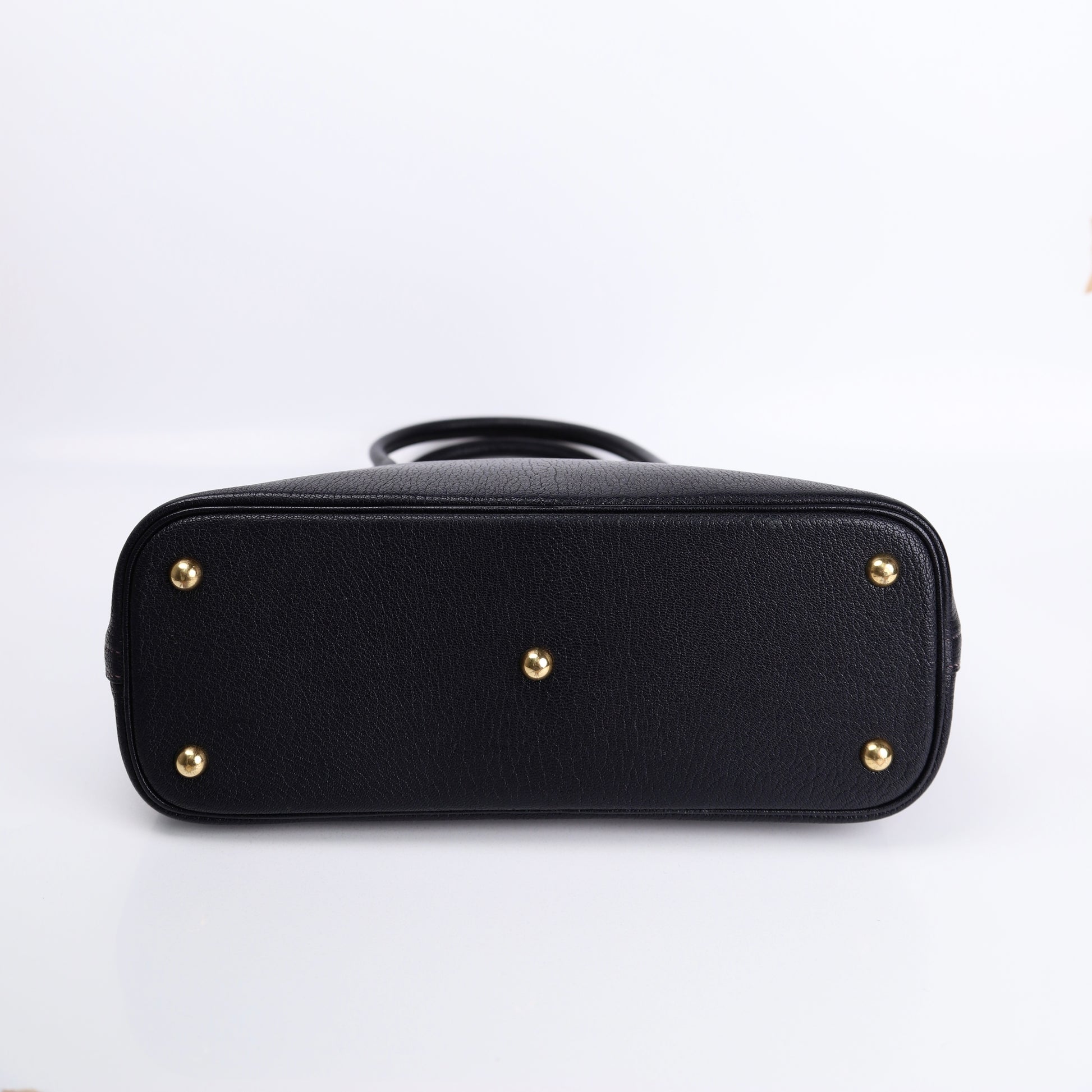 Hermes Bolide 31 in Chevre Bleu Indigo 2000,bottom