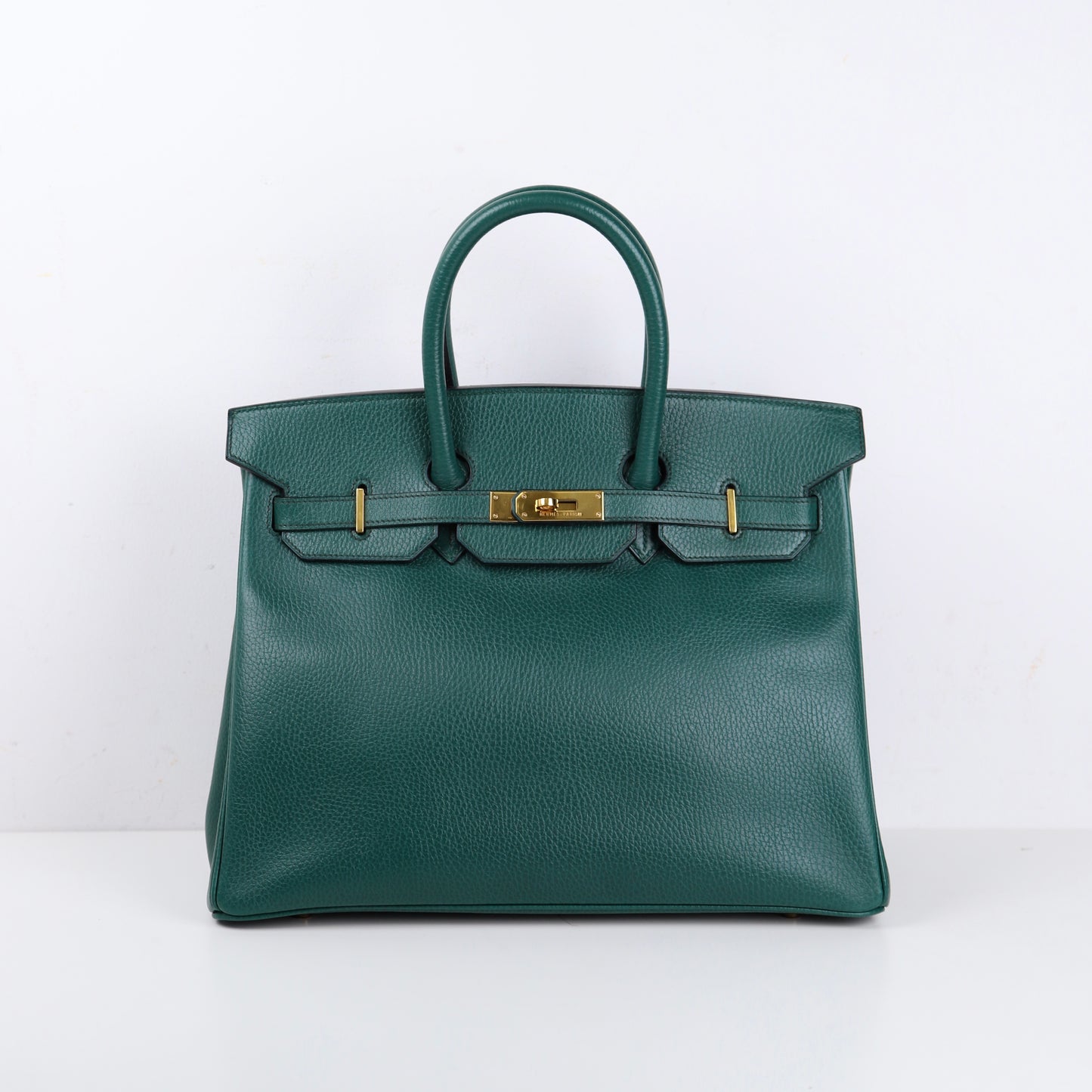Hermes｜Birkin 35 Vachette Ardennes Vert Anglais 1994