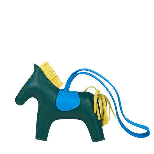 Hermes |Rodeo MM Malachite Charm 2018