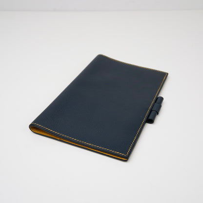 Hemres| Journal Case Epsom Blue Nuit Jaune Ambre 1999
