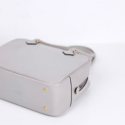 Hermes｜ Plume Mini  Handbag Plume 20 Box Calf Gris Perle 2011