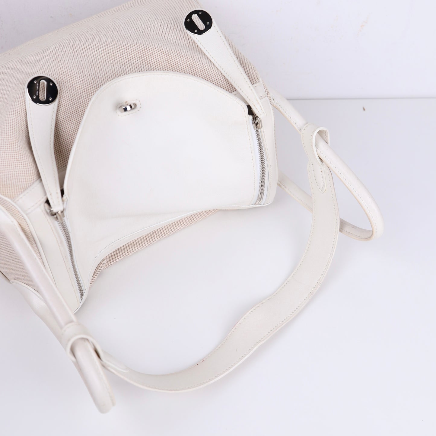 Hermes｜ Lindy 30 2-way Handbag  Black  Swift/Toile 2007