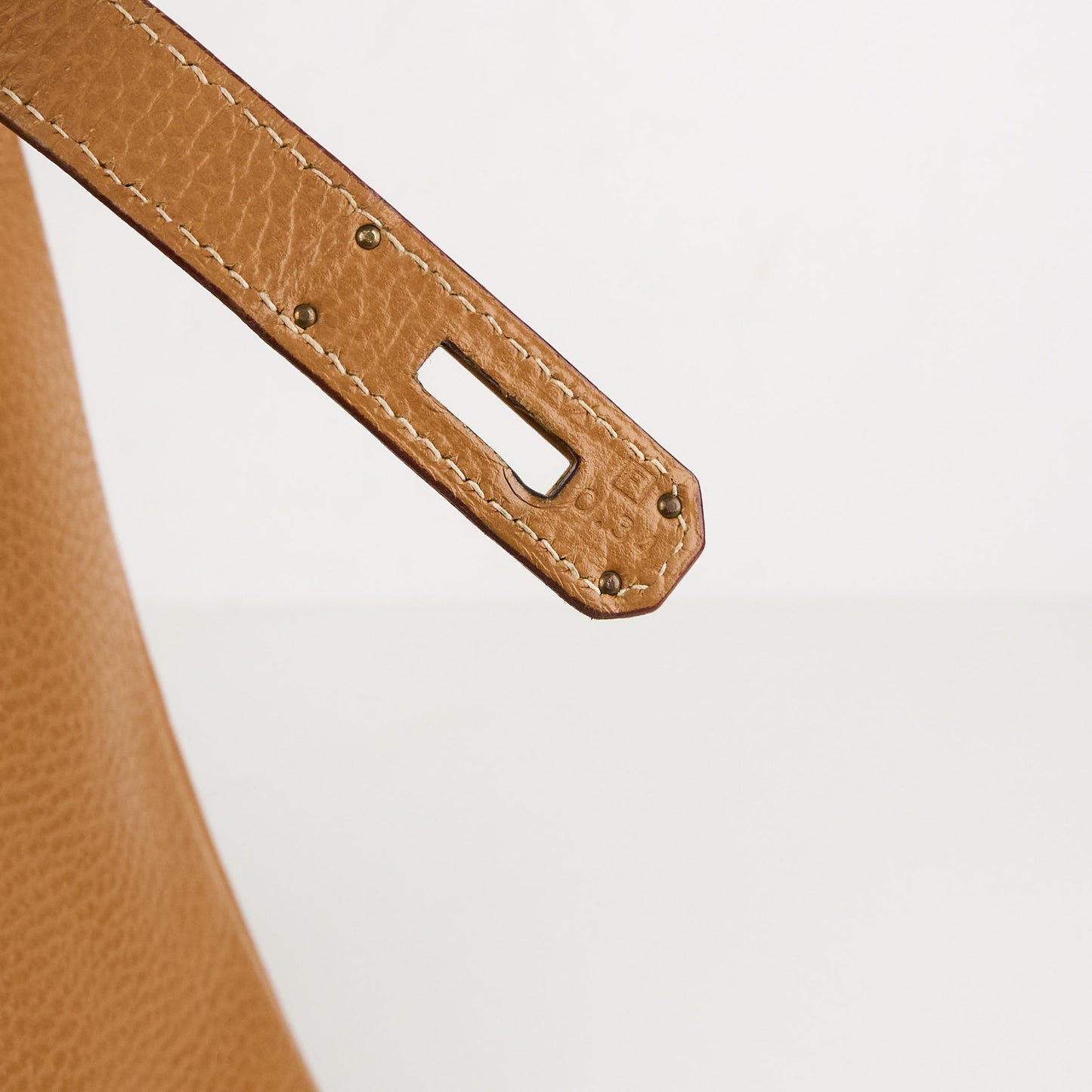 Hermes｜Birkin 35 Handbag Natural Sable Vachette Ardennes 2002