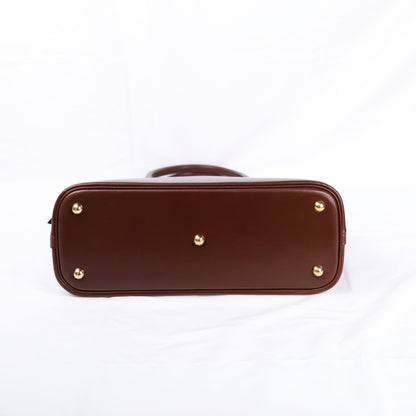 Hermes Bolide 31 Handbag in Box Calf Chocolat 2003，bottom