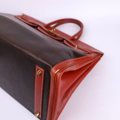 Hermes Birkin 40 in Boxcalf/Amazonia Brique/Brown 1999 GHW,corner2