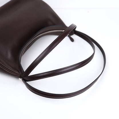 Hermès Caporal Handbag in Evercalf Ebene,handles