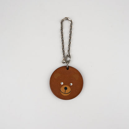 Hermes |S925 Chain Charm Barenia Bear