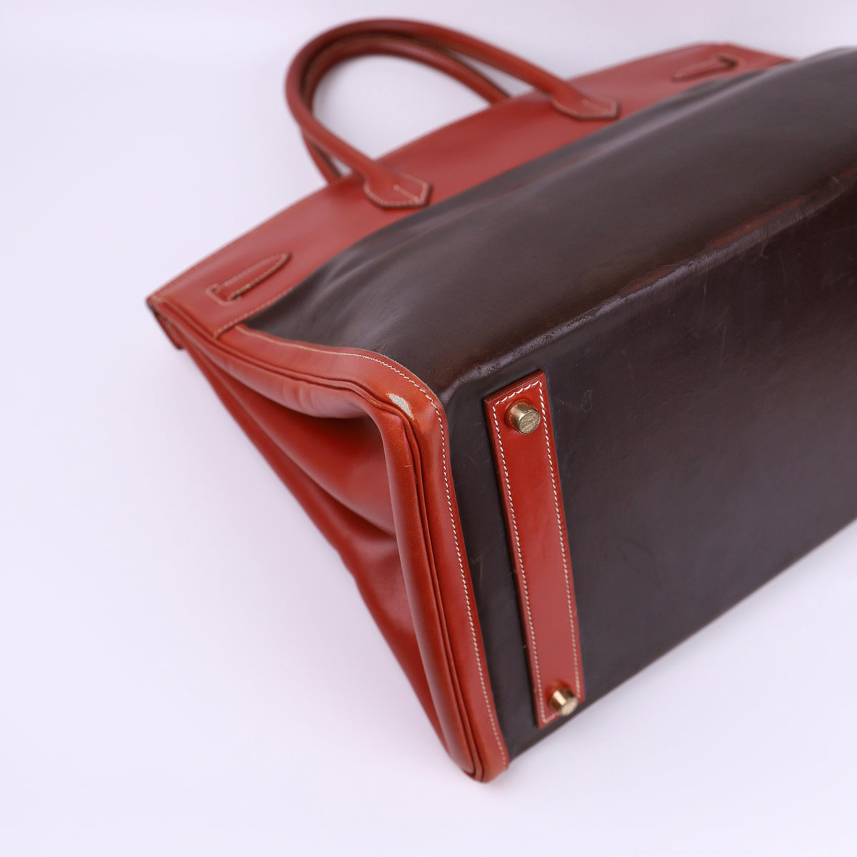 Hermes Birkin 40 in Boxcalf/Amazonia Brique/Brown 1999 GHW, corner3