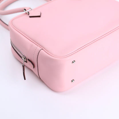 Hermes Plume Mini Handbag Plume in Rose Sakura Swift 2015, corner3