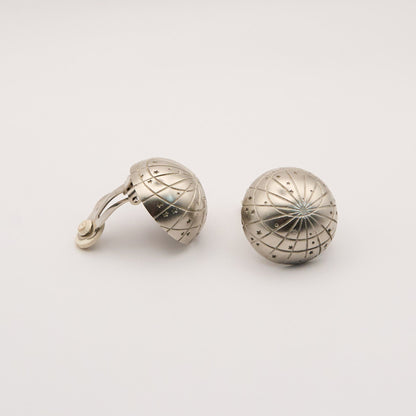 Hermes | Zodiac Globe Silver Earring