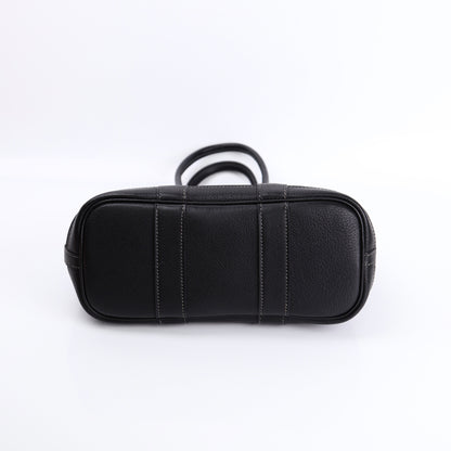 Hermes Garden Party TTPM Handbag in Black Buffalo/Canvas 2004, bottom