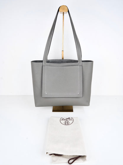 Hermes｜Cabasellier  totebag  Gris Meyer Taurillon Clemence 2022