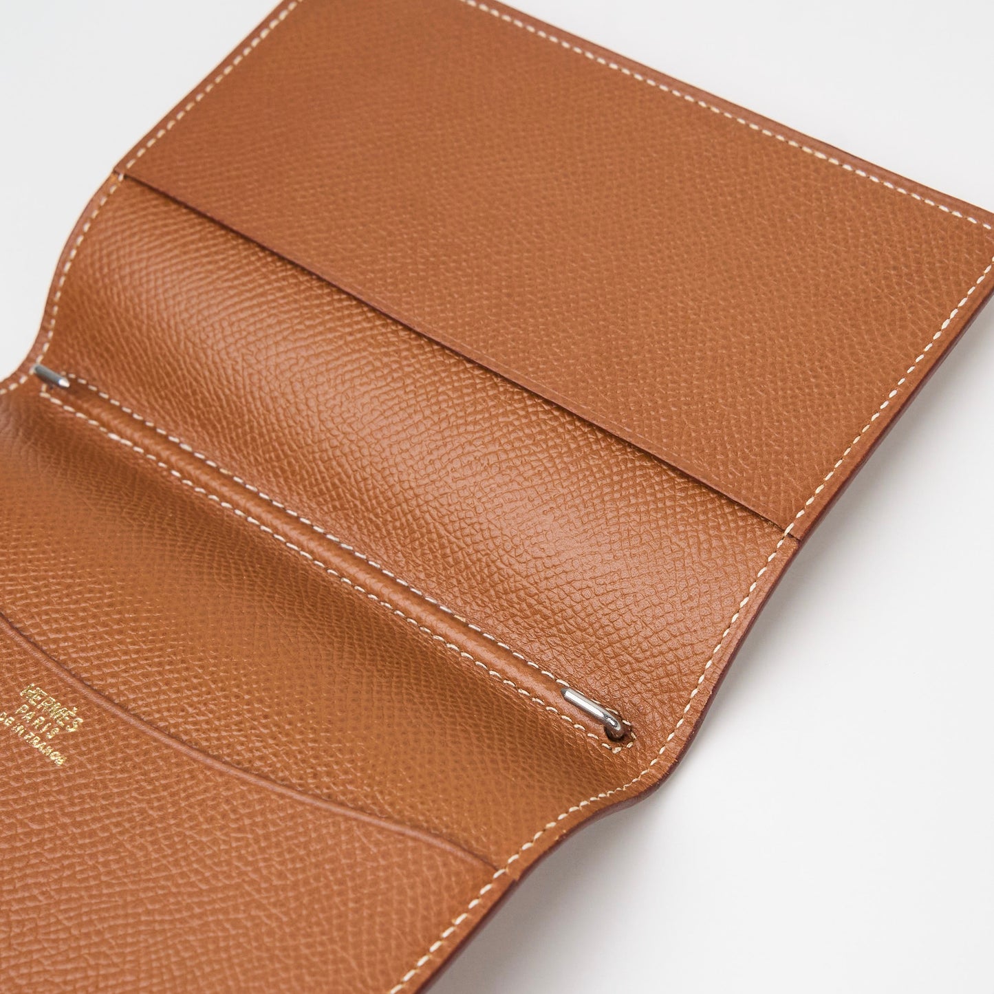 Hemres| Journal Case Passport Cover Gold Epsom 1997