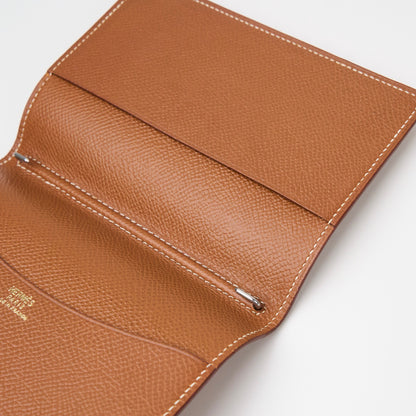 Hemres| Journal Case Passport Cover Gold Epsom 1997