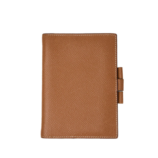 Hemres| Journal Case Passport Cover Gold Epsom 2003