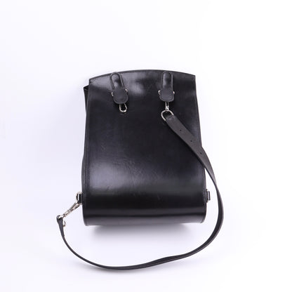 Hermes Sherpa PM Backpack in Barenia Black 2001, back view