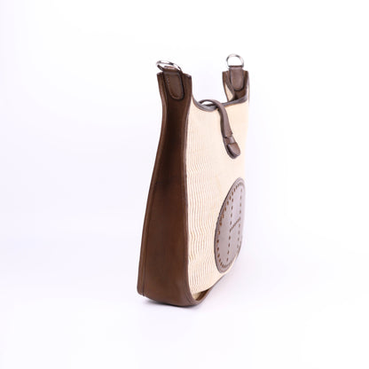 Hermes Evelyne PM in Barenia/Crinoline Vert Olive 2001, right side