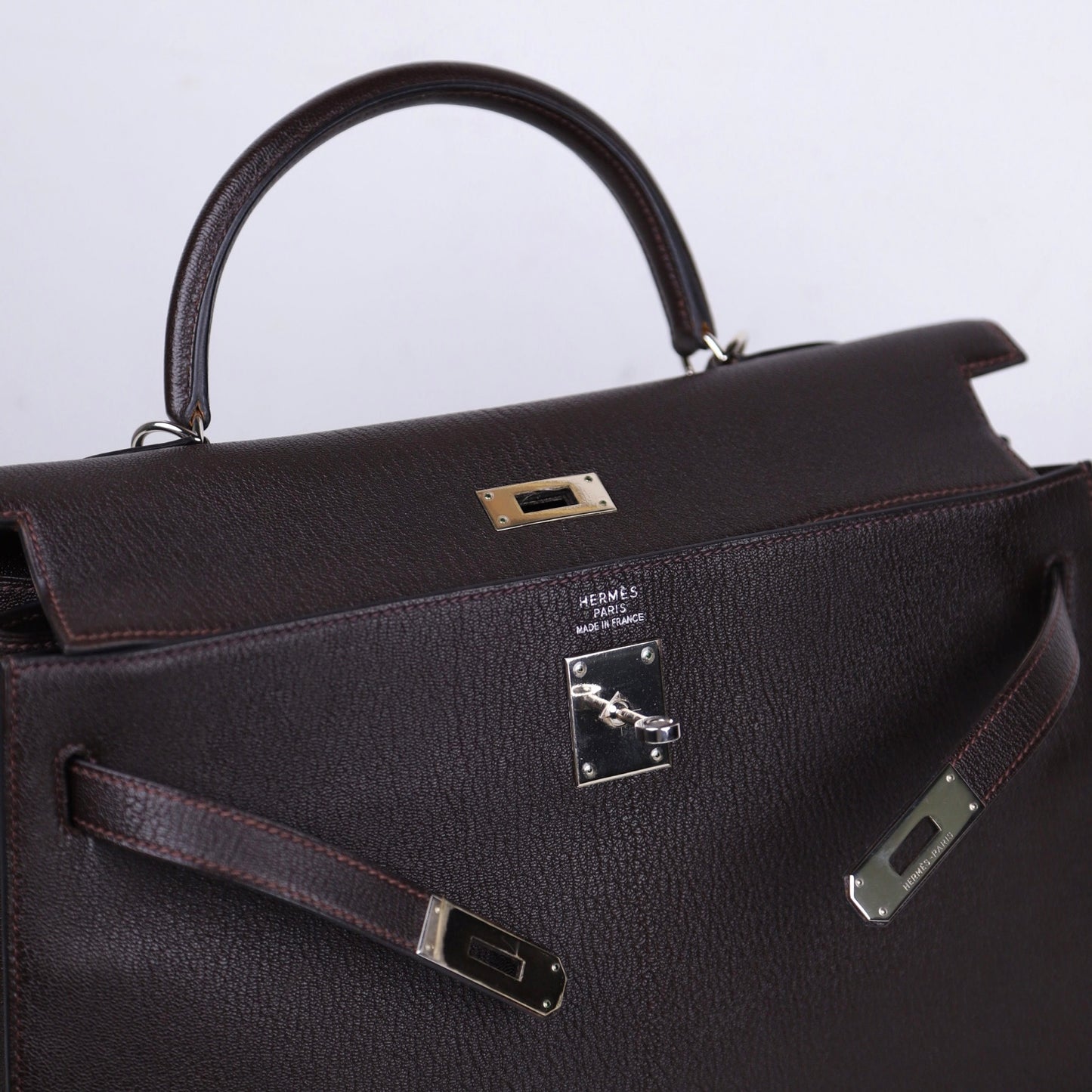 Hermes｜ Kelly 35 Handbag  Chever Ebene 2003