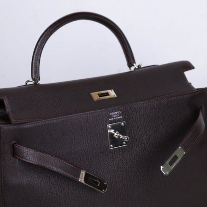 Hermes｜ Kelly 35 Handbag  Chever Ebene 2003