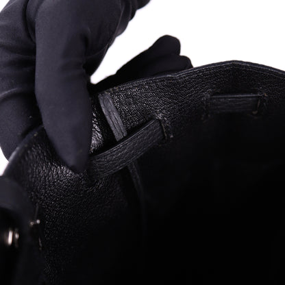 Hermes Cabana Tote Bag in Black Togo 2002