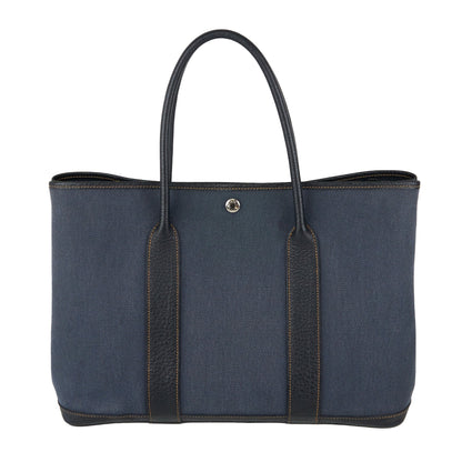 Hermes｜ Garden Party PM Handbag Denim Toile 2012