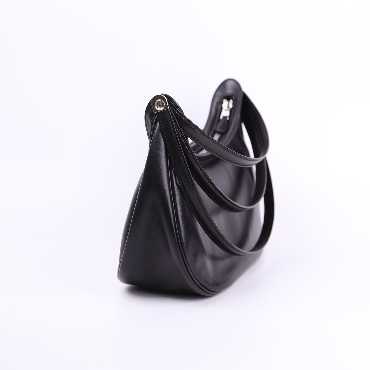 Hermes Caporal Handbag in Black Evercalf 2002 (Margiela Era)